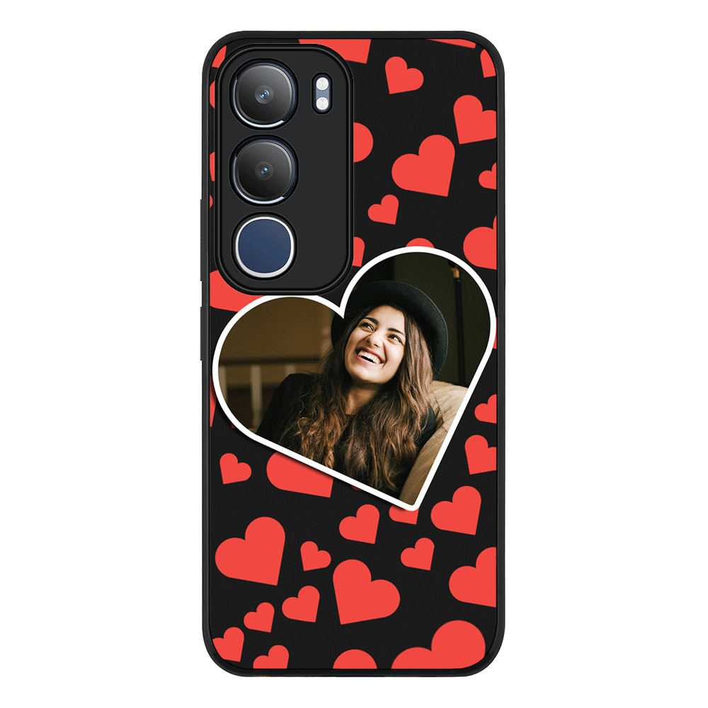 Custom Photo Heart shaped, Phone Case - Vivo