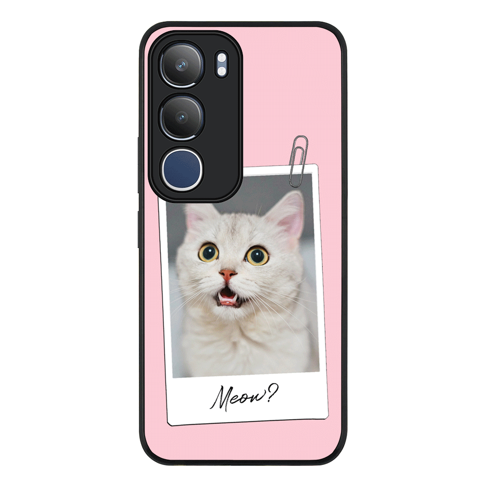 Polaroid Photo Pet Cat, Phone Case - Vivo