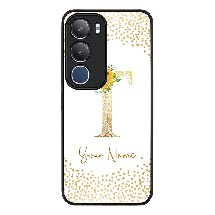 Floral Mandala Initial Phone Case - Vivo