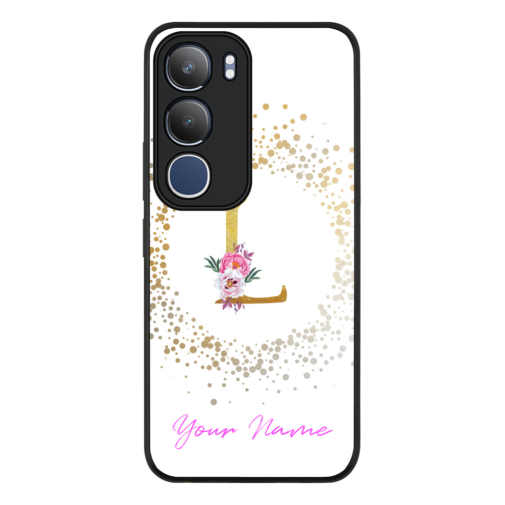 Floral Initial Phone Case - Vivo