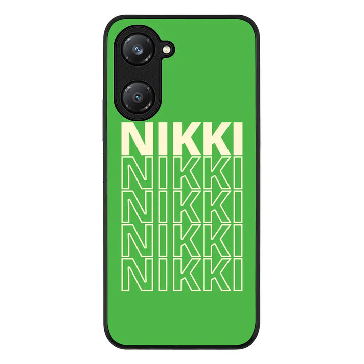Vivo Y28s 5G / Y18 4G / Y03 4G / Rugged Black Repeated Monogram Phone Case - Vivo - Stylizedd.com