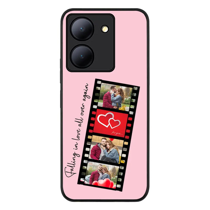 Vivo Y36 / Vivo Y36 5G / Rugged Black Custom Valentine Photo Film Strips, Phone Case - Vivo - Stylizedd.com