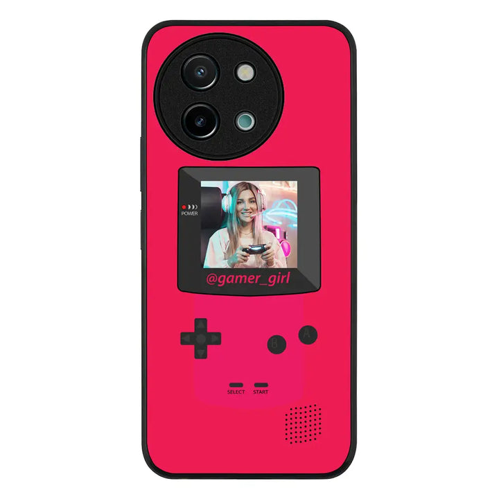 Vivo Y38 / Y58 / Y200i / T3x / Rugged Black Customized Retro Game Console, Phone case - Vivo - Stylizedd.com