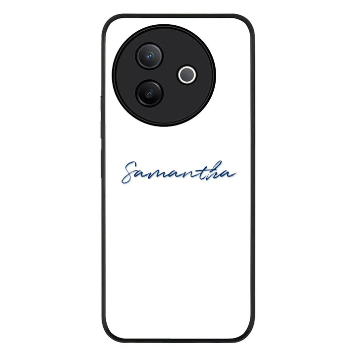 Custom Text My Name Phone Case - Vivo - Y39 5G / Y300i / Rugged Black - Stylizedd