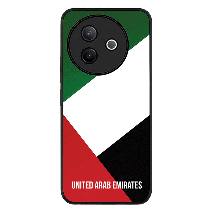 Personalized UAE United Arab Emirates Phone Case - Vivo - Y39 5G / Y300i / Rugged Black - Stylizedd