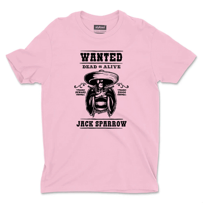 Custom Wanted Western T - shirt - Classic - Pink / XS - T - Shirt