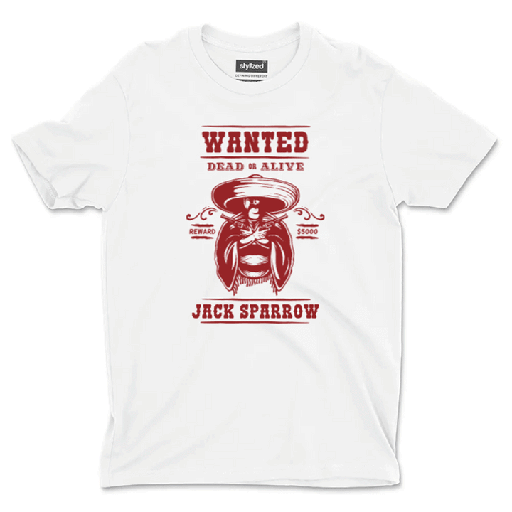 Custom Wanted Western T - shirt - Classic - White / XS - T - Shirt