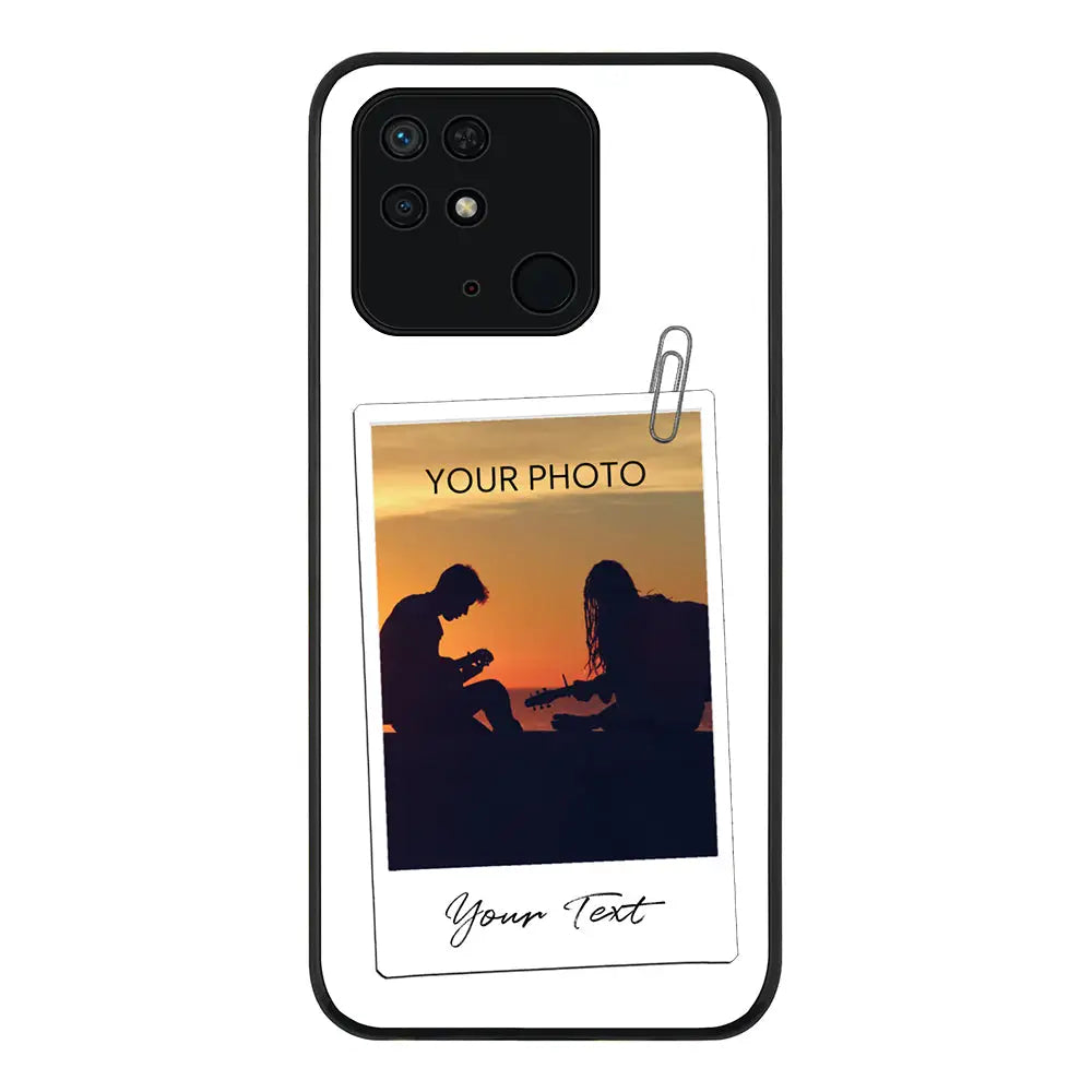 Redmi 10C 4G Rugged Black Polaroid Photo Phone Case - Redmi - Stylizedd.com