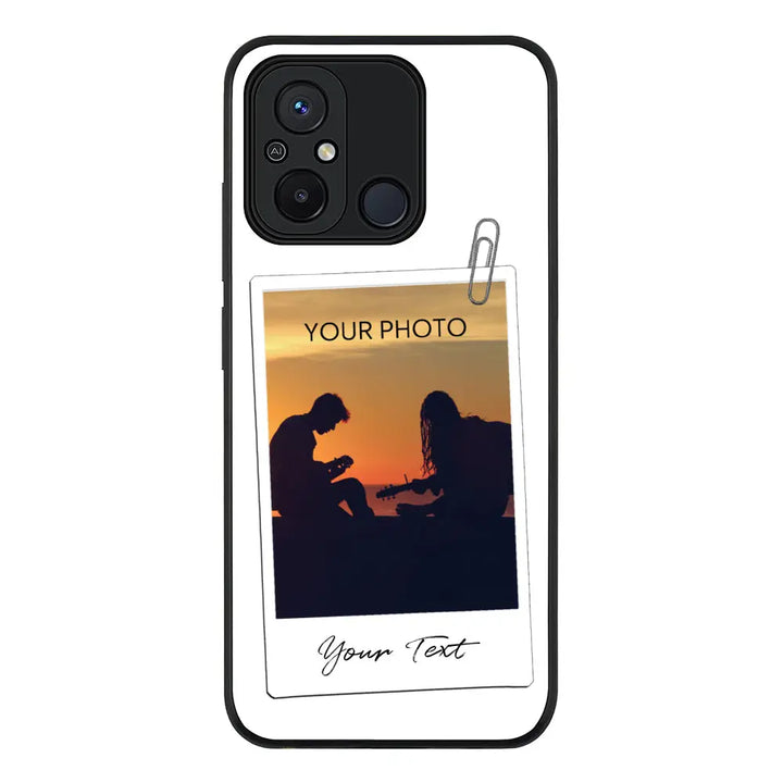 Redmi 12C 4G / Rugged Black Polaroid Photo Phone Case - Redmi - Stylizedd.com