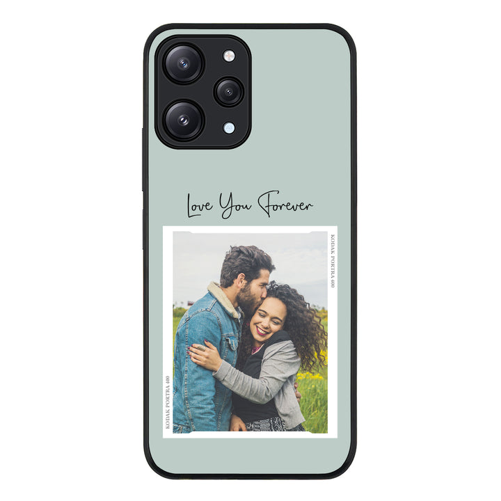Redmi 12 4G / Rugged Black Custom Memory Photo, Phone Case - Redmi - Stylizedd.com