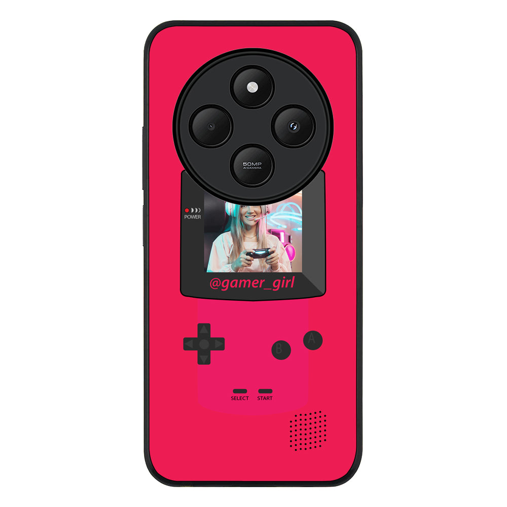 Redmi 14C / 14R / Rugged Black Customized Retro Game Console, Phone case - Redmi - Stylizedd.com
