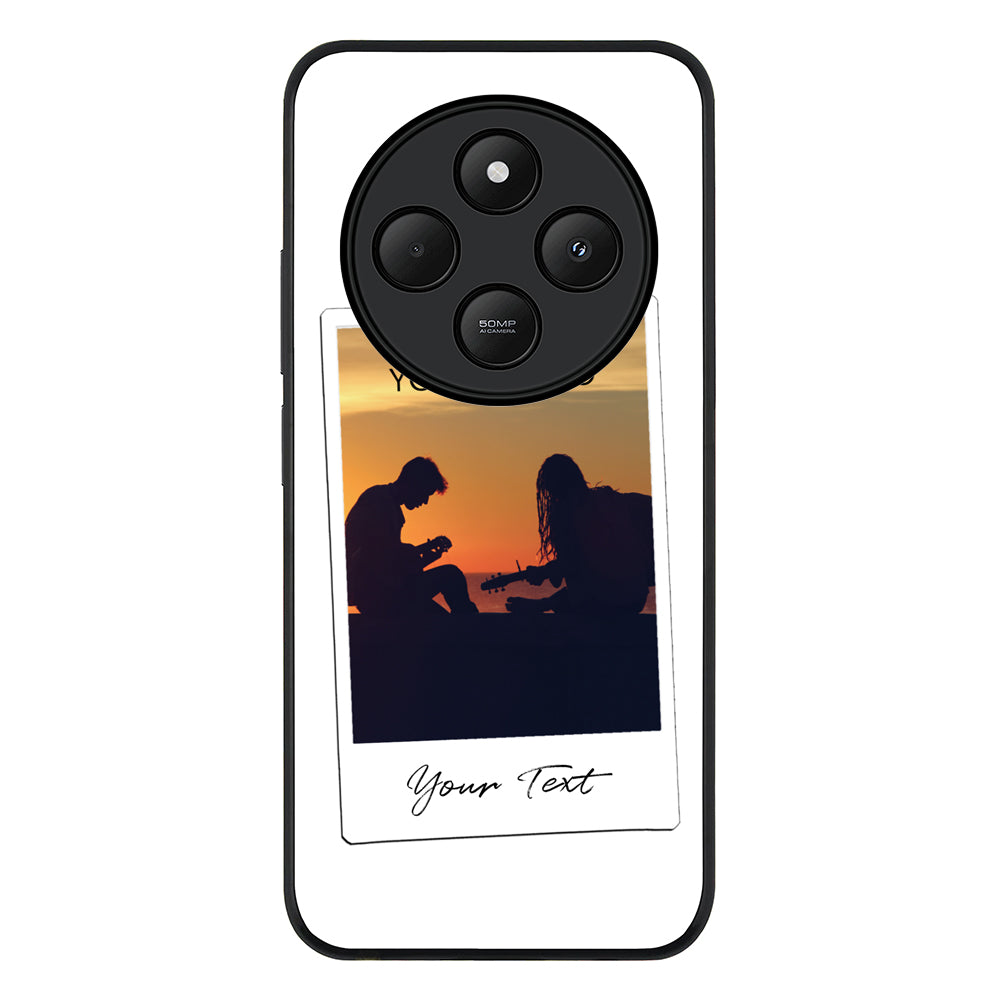 Redmi 14C / 14R / Rugged Black Polaroid Photo Phone Case - Redmi - Stylizedd.com