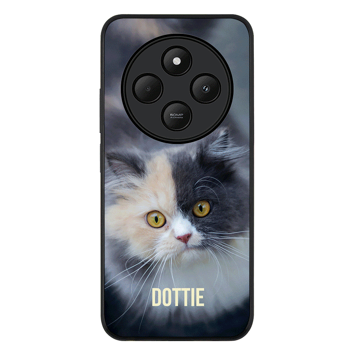 Redmi 14C / 14R / Rugged Black Personalized Pet Cat, Phone Case - Redmi - Stylizedd.com