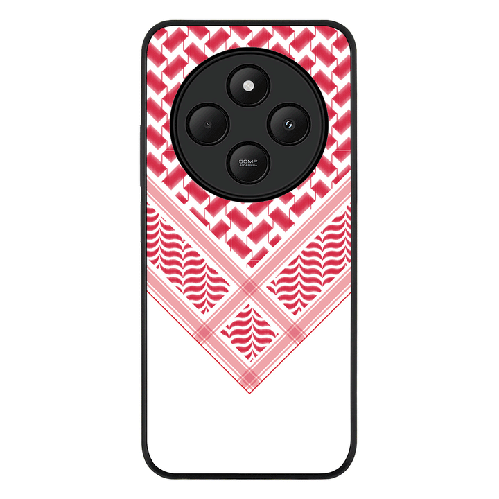 Redmi 14C / 14R / Rugged Black Custom Arab Shemagh, Phone Case - Redmi - Stylizedd.com