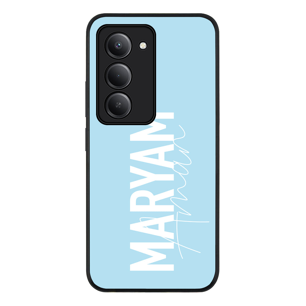 Personalized Name Vertical, Phone Case - Redmi