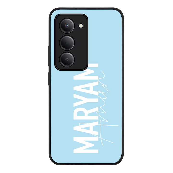 Personalized Name Vertical, Phone Case - Redmi