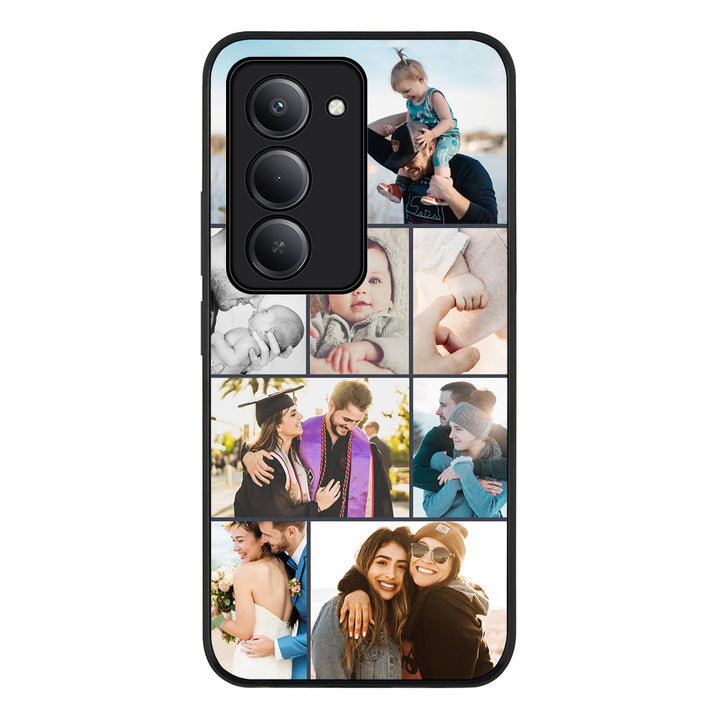Personalised Photo Collage Grid Phone Case - Redmi