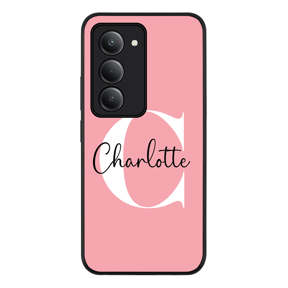Custom Monogram Large Initial Name & Letter, Phone Case - Redmi