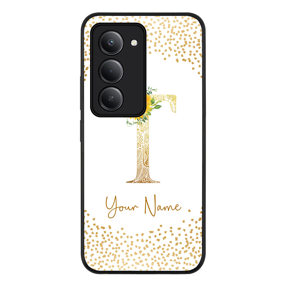 Floral Mandala Initial Phone Case - Redmi