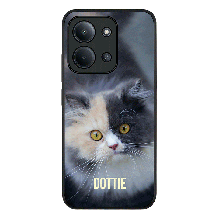 Redmi 15C 4G / Rugged Black Personalized Pet Cat, Phone Case - Redmi - Stylizedd.com