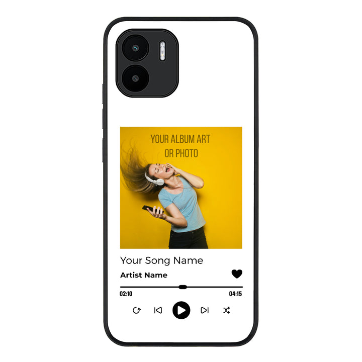 Redmi A1 / Rugged Black Custom Album Art Phone Case - Redmi - Stylizedd.com