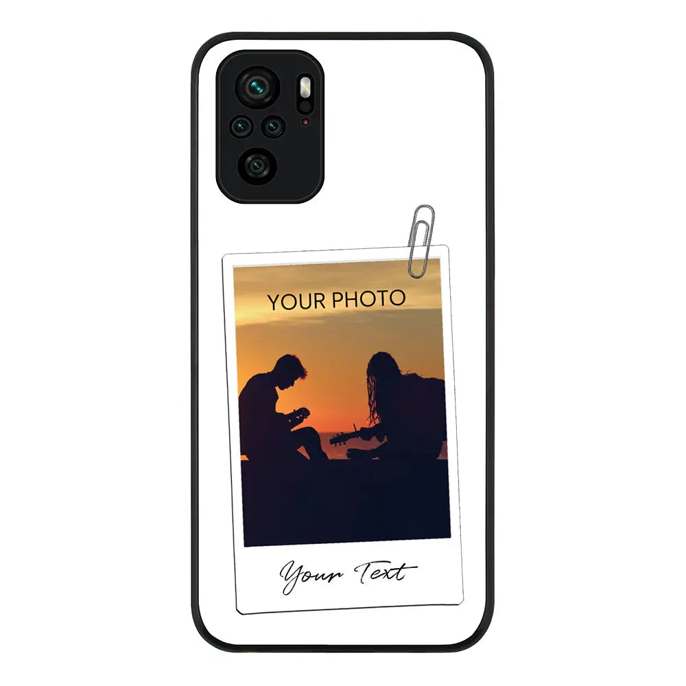 Redmi Note 10S / Redmi Note 10 4G / Rugged Black Polaroid Photo Phone Case - Redmi - Stylizedd.com