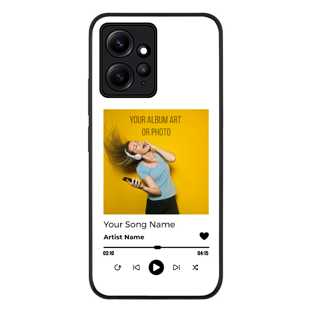Redmi Note 12 4G / Rugged Black Custom Album Art Phone Case - Redmi - Stylizedd.com