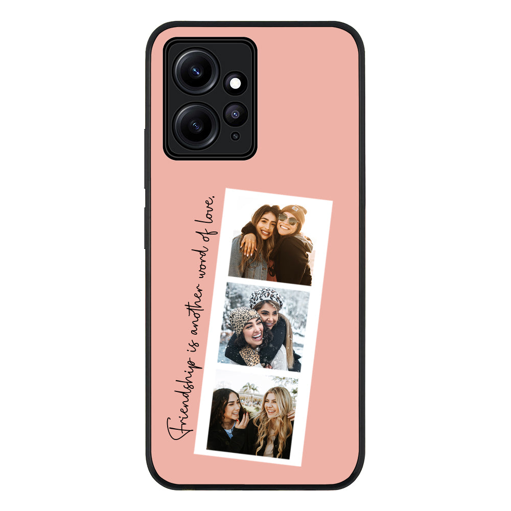 Redmi Note 12 4G / Rugged Black Custom Photo Strip Polaroid Style, Phone Case - Redmi - Stylizedd.com