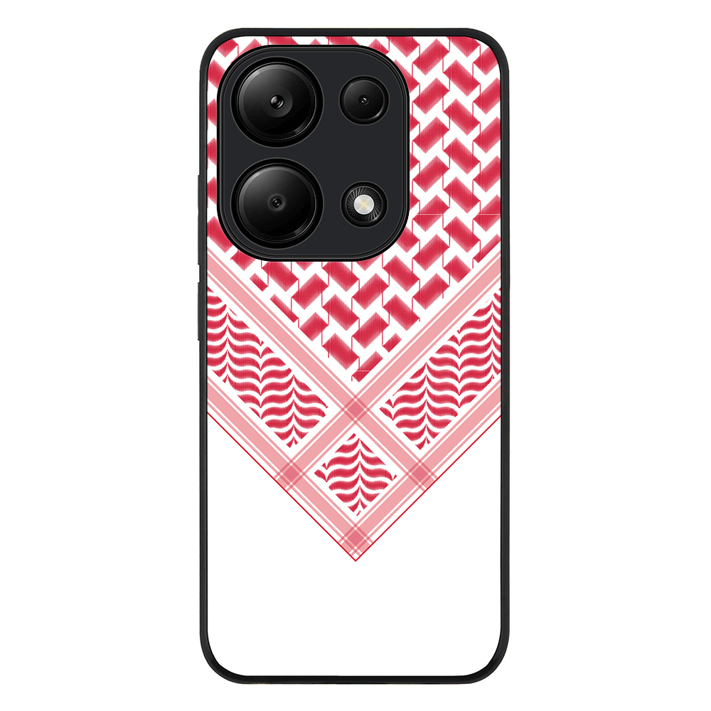 Redmi Note 13 Pro 4G / Rugged Black Custom Arab Shemagh, Phone Case - Redmi - Stylizedd.com