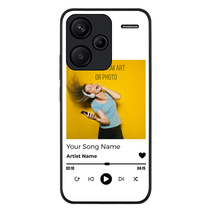 Redmi Note 13 Pro Plus / Rugged Black Custom Album Art Phone Case - Redmi - Stylizedd.com