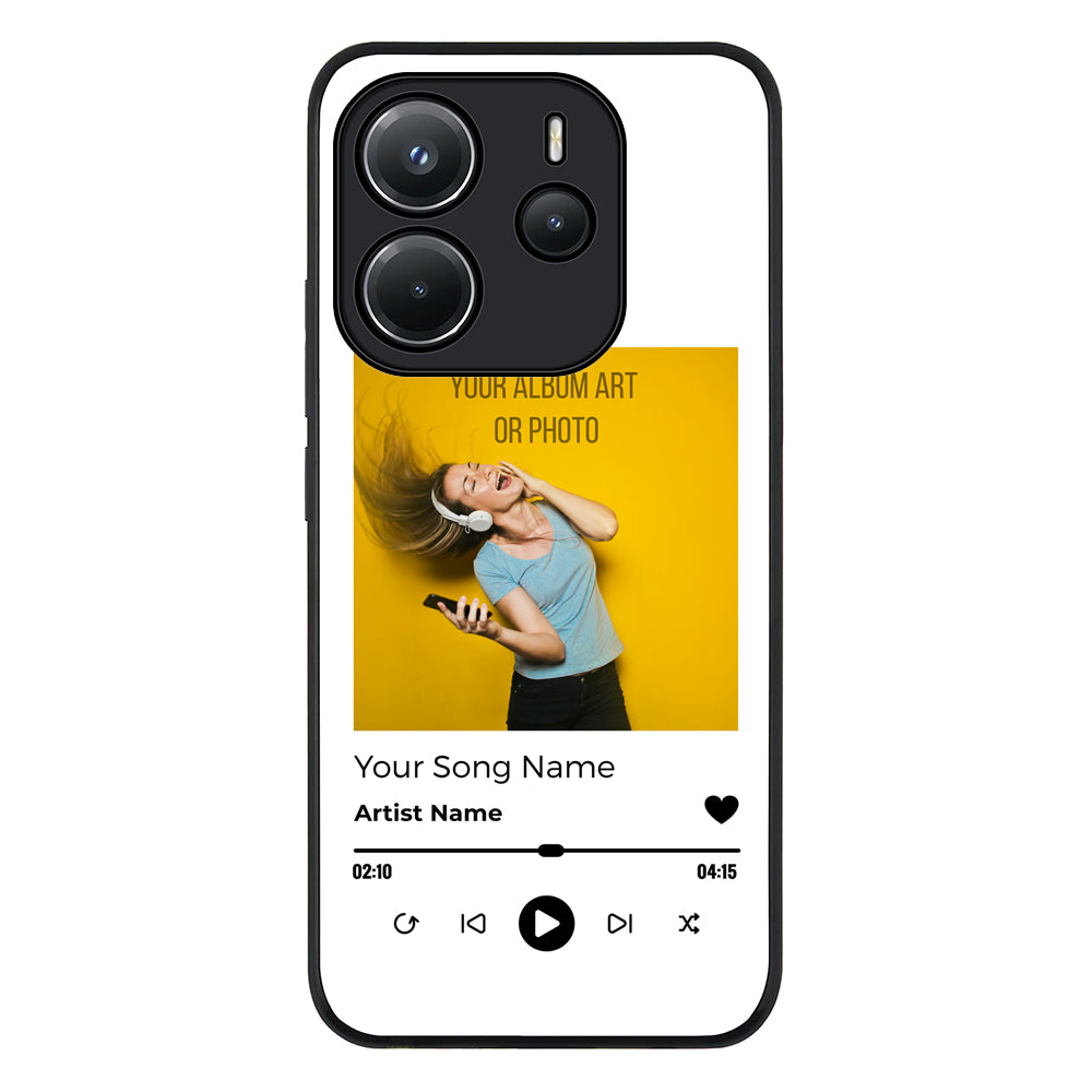 Redmi Note 14 4G / Rugged Black Custom Album Art Phone Case - Redmi - Stylizedd.com
