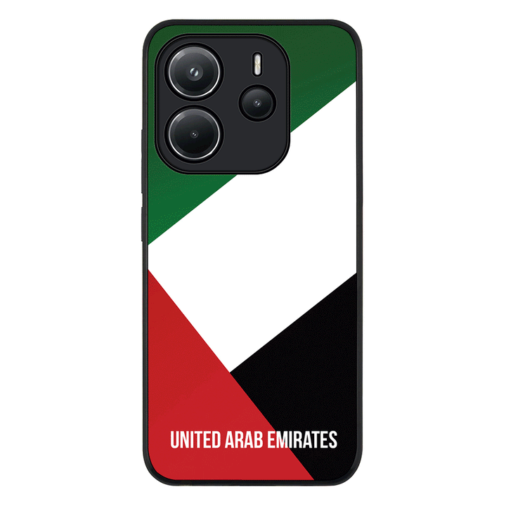 Redmi Note 14 4G / Rugged Black Personalized UAE United Arab Emirates, Phone Case - Redmi - Stylizedd.com