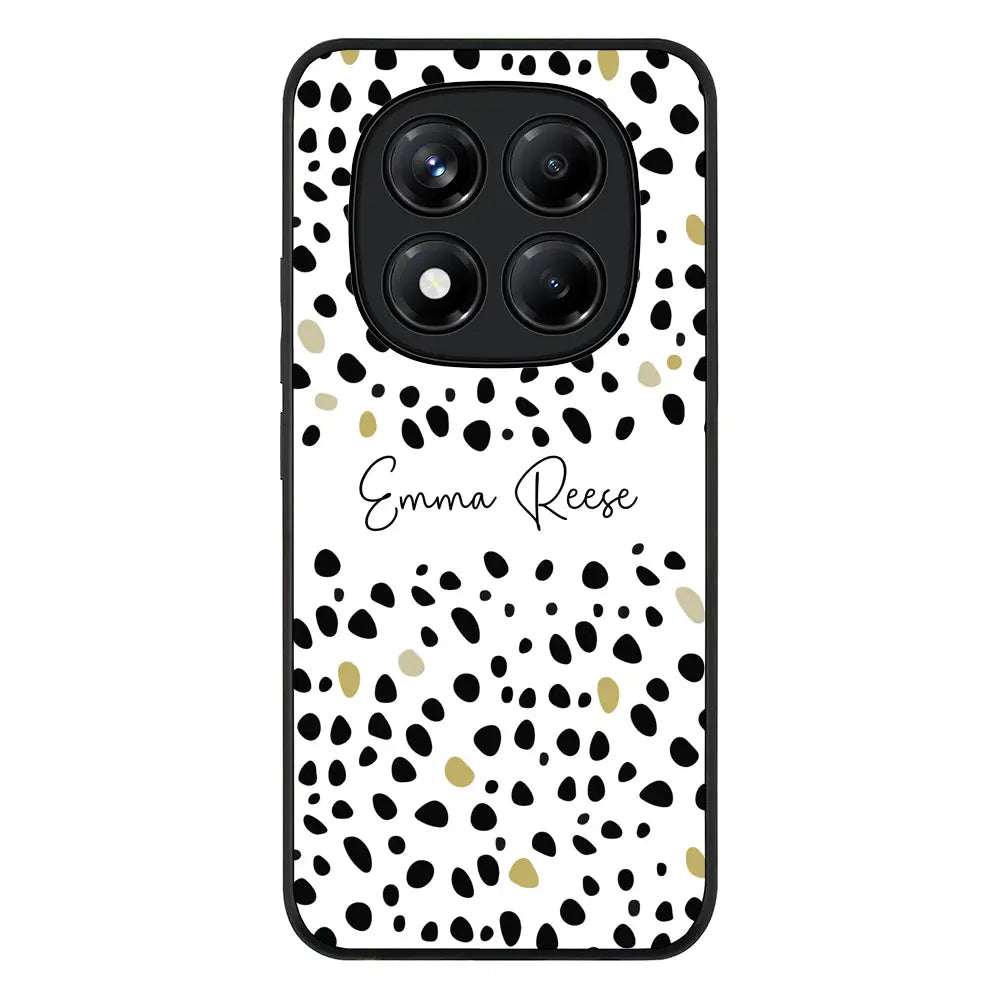 Pebble Multi Color Custom Text My Name Phone Case - Poco - X7 / Rugged Black - Stylizedd
