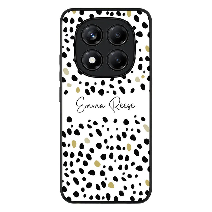 Pebble Multi Color Custom Text My Name Phone Case - Poco - X7 / Rugged Black - Stylizedd