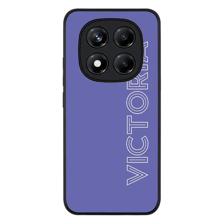 Personalized Name Custom Phone Case - Poco - X7 / Rugged Black - Stylizedd