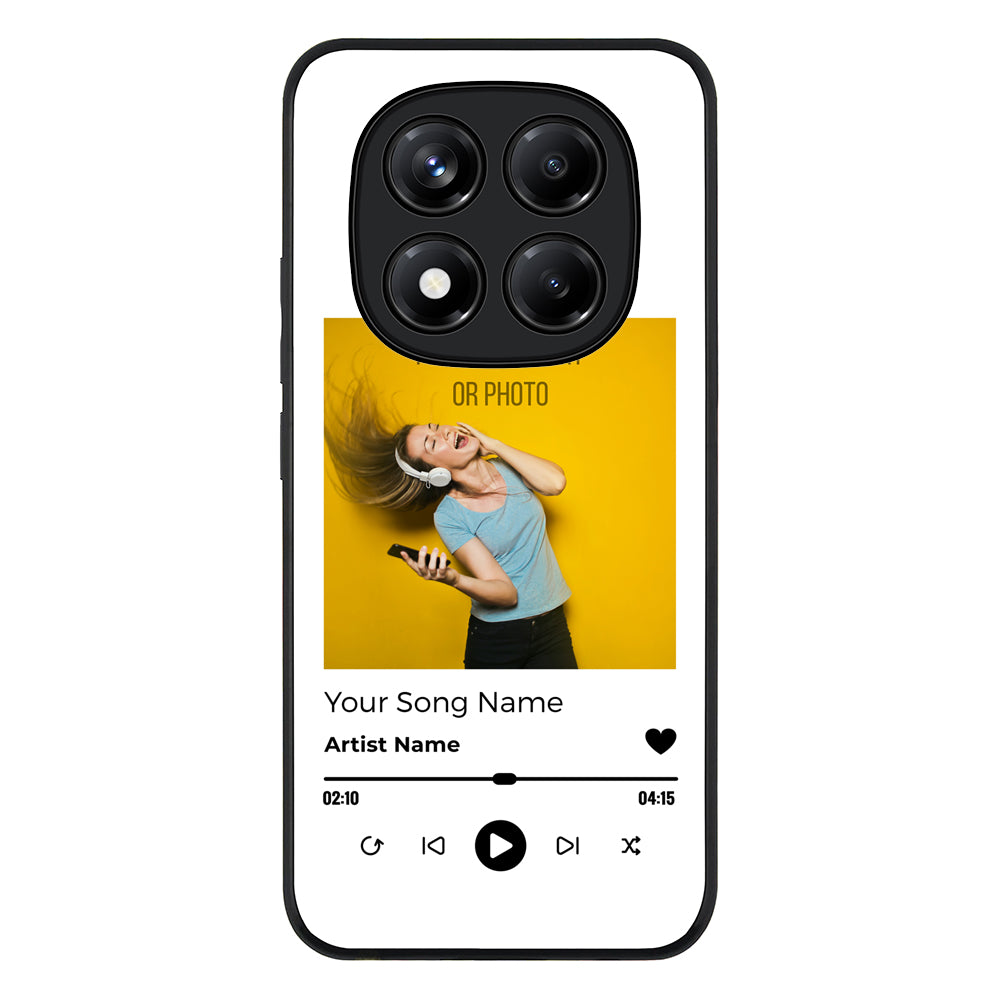 Redmi Note 14 Pro 5G / Rugged Black Custom Album Art Phone Case - Redmi - Stylizedd.com