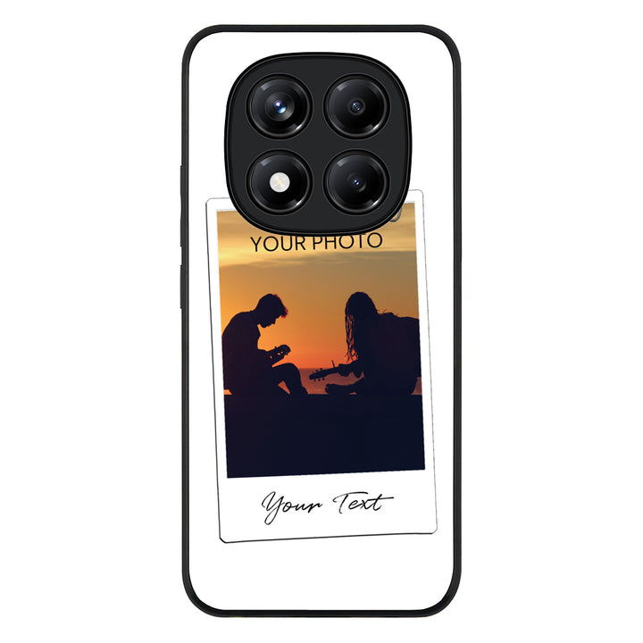 Redmi Note 14 Pro 5G / Rugged Black Polaroid Photo Phone Case - Redmi - Stylizedd.com