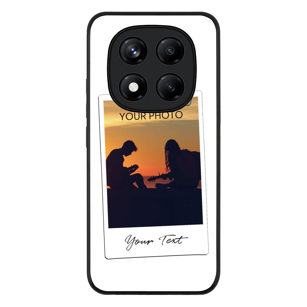Redmi Note 14 Pro Plus 5G / Rugged Black Polaroid Photo Phone Case - Redmi - Stylizedd.com
