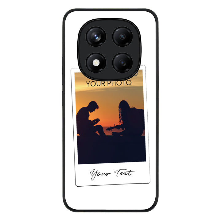 Redmi Note 14 Pro Plus 5G / Rugged Black Polaroid Photo Phone Case - Redmi - Stylizedd.com