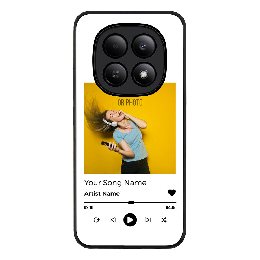 Redmi Note 15 4G / Rugged Black Custom Album Art Phone Case - Redmi - Stylizedd.com