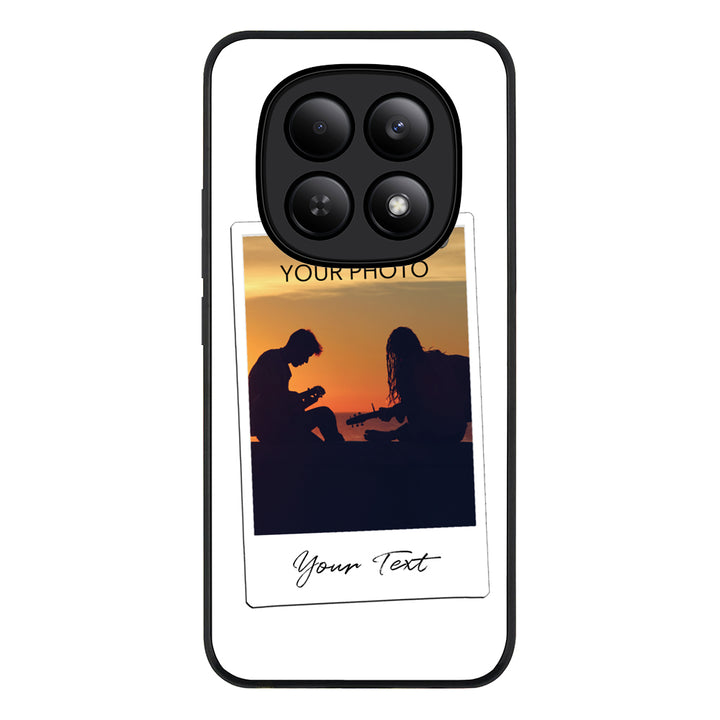 Redmi Note 15 4G / Rugged Black Polaroid Photo Phone Case - Redmi - Stylizedd.com