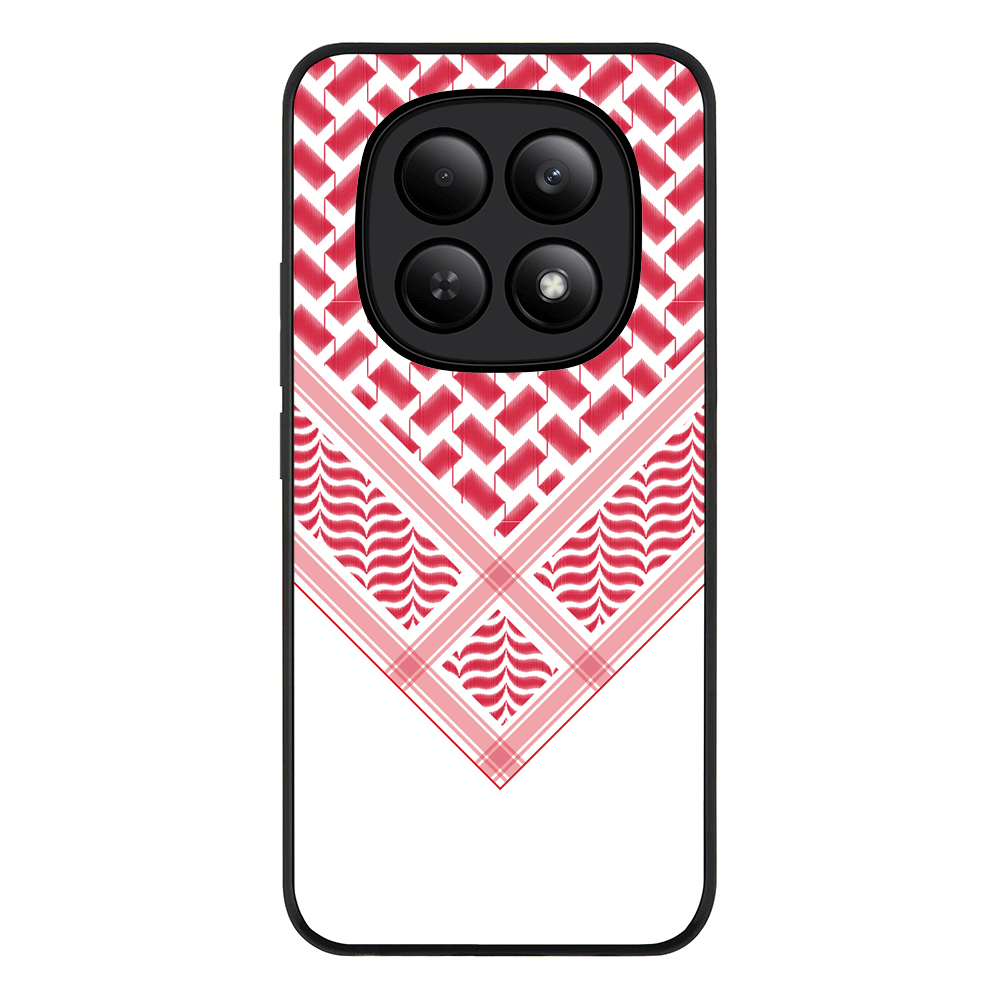 Redmi Note 15 4G / Rugged Black Custom Arab Shemagh, Phone Case - Redmi - Stylizedd.com