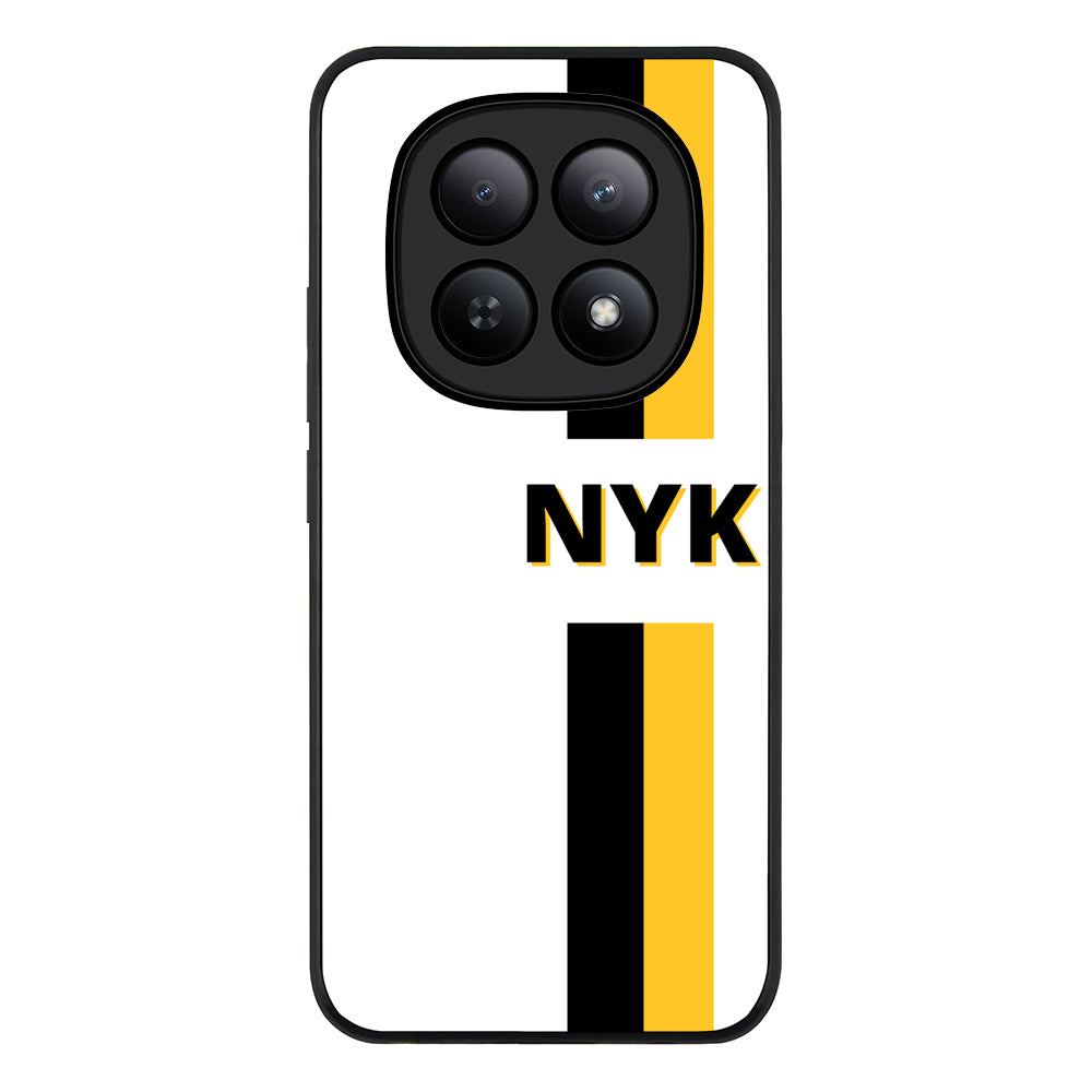 Custom Striped Monogram Phone Case - Poco