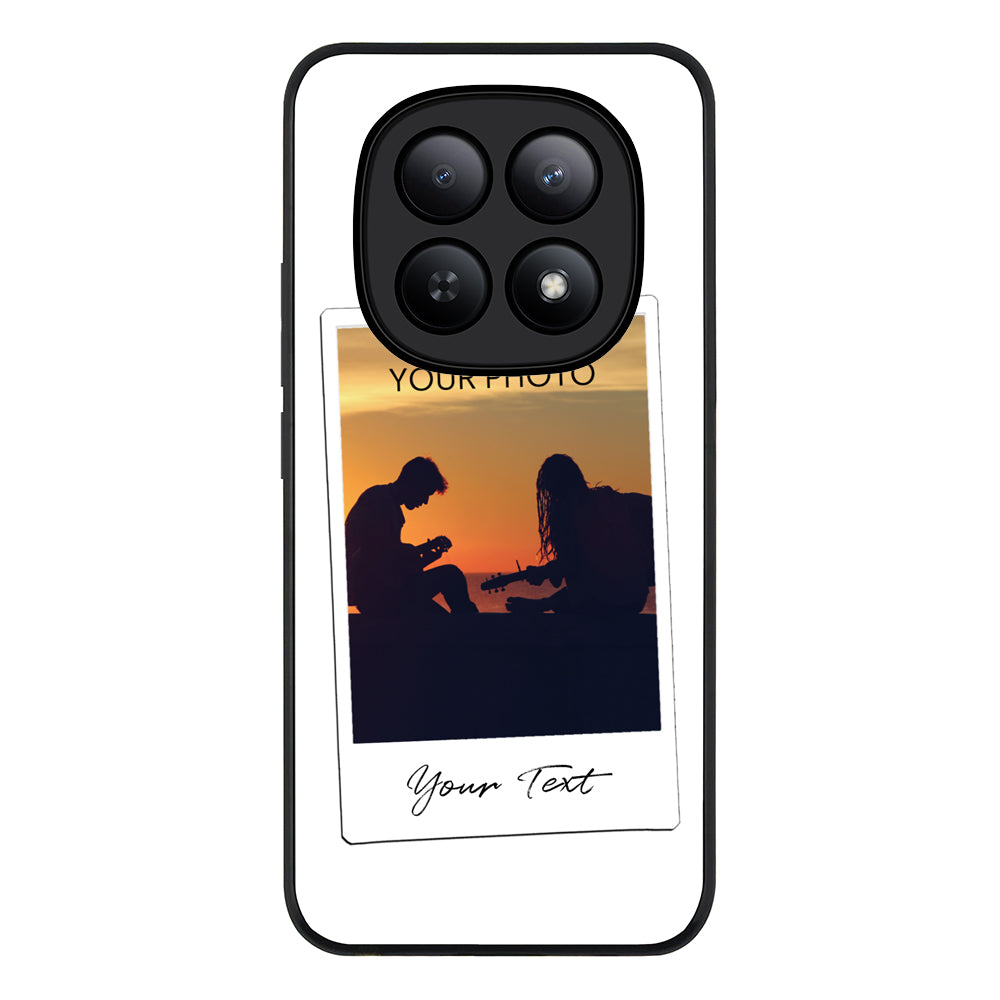 Redmi Note 15 5G / Rugged Black Polaroid Photo Phone Case - Redmi - Stylizedd.com