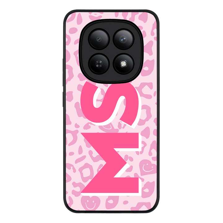 Custom Monogram Initial 3D Shadow Text Seamless Pattern, Phone Case - Poco