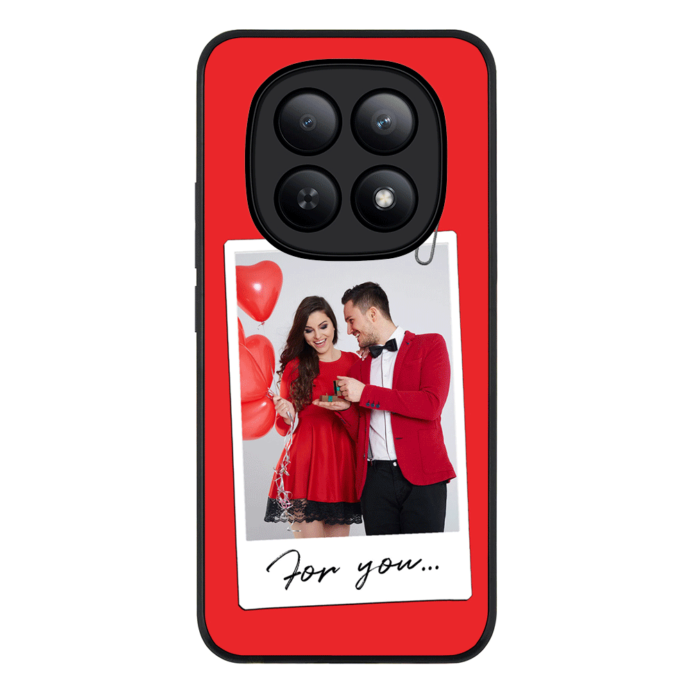 Personalized Polaroid Photo Valentine, Phone Case - Poco