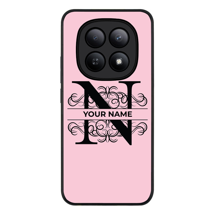 Split Floral Initial Phone Case - Poco