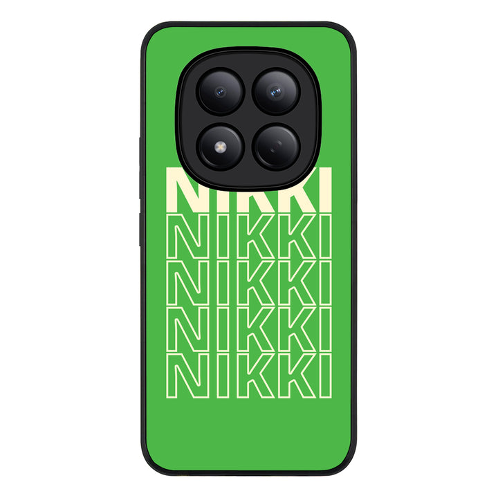 Redmi Note 15 Pro 4G / Rugged Black Repeated Monogram Phone Case - Redmi - Stylizedd.com