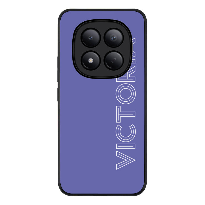 Redmi Note 15 Pro 4G / Rugged Black Personalized Name, Custom Phone Case - Redmi - Stylizedd.com