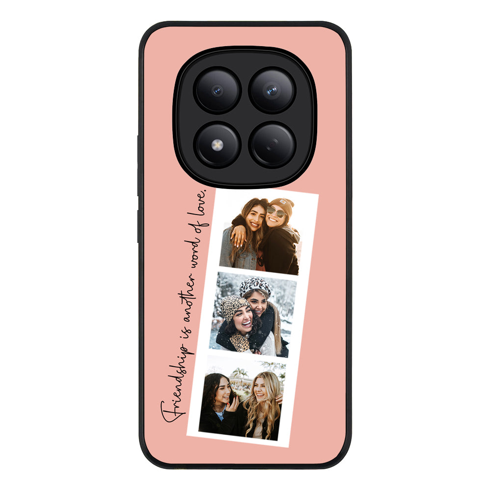 Redmi Note 15 Pro 4G / Rugged Black Custom Photo Strip Polaroid Style, Phone Case - Redmi - Stylizedd.com